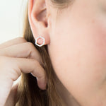 Hexagon Earrings