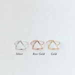 Hollow Triangle Rings