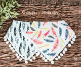 Pom Pom Trim Bandana Bibs - 20 Styles!