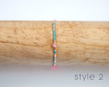 Faux Pearl Seed Bead Bracelet