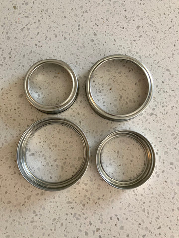 50 pcs Canning Rings/Bands Regular and Wide Mouth