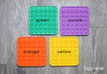 Bubble Poppers 5 Colors 3 Shapes