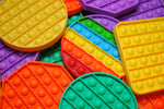 Bubble Poppers 5 Colors 3 Shapes
