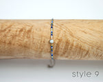 Faux Pearl Seed Bead Bracelet
