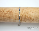 Faux Pearl Seed Bead Bracelet
