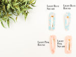 Acrylic Barrette Hair Clips