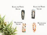 Acrylic Barrette Hair Clips