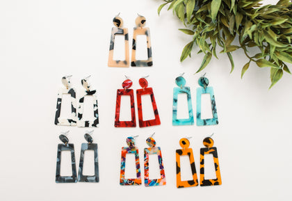 Acrylic Earrings 7 colors!