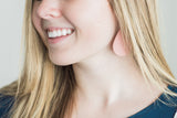 Solid Color Leather Teardrop Earrings - 10 Colors!