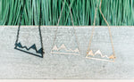 Mountain Peak Necklace 3 colors