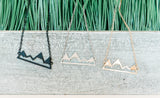 Mountain Peak Necklace 3 colors