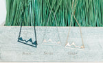 Mountain Peak Necklace 3 colors