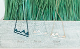 Mountain Peak Necklace 3 colors