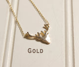 Deer Silhouette Necklaces