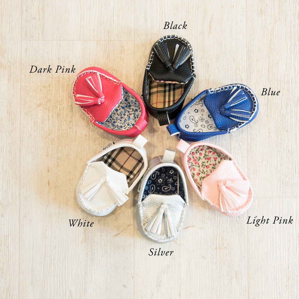 Baby Loafer Shoes with Tassels