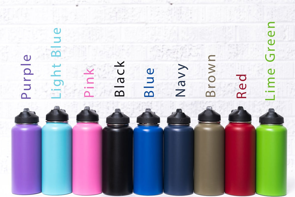 Stainless Steel Insulated Water Flask 9 Colors – The Peach Tree Deals