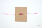 Druzy Wax String Bracelet