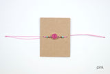 Druzy Wax String Bracelet