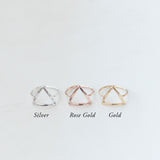 Hollow Triangle Rings